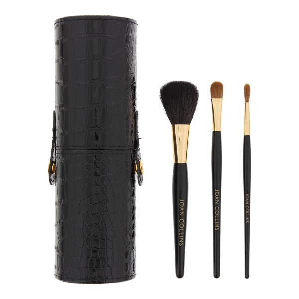 Joan Collins Good To Go Brush Caddy With 3 Brushes GOODS Superdrug   