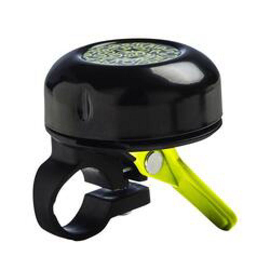 Decathlon Kids' Bike Bell Easy Ring - Svart/Gul