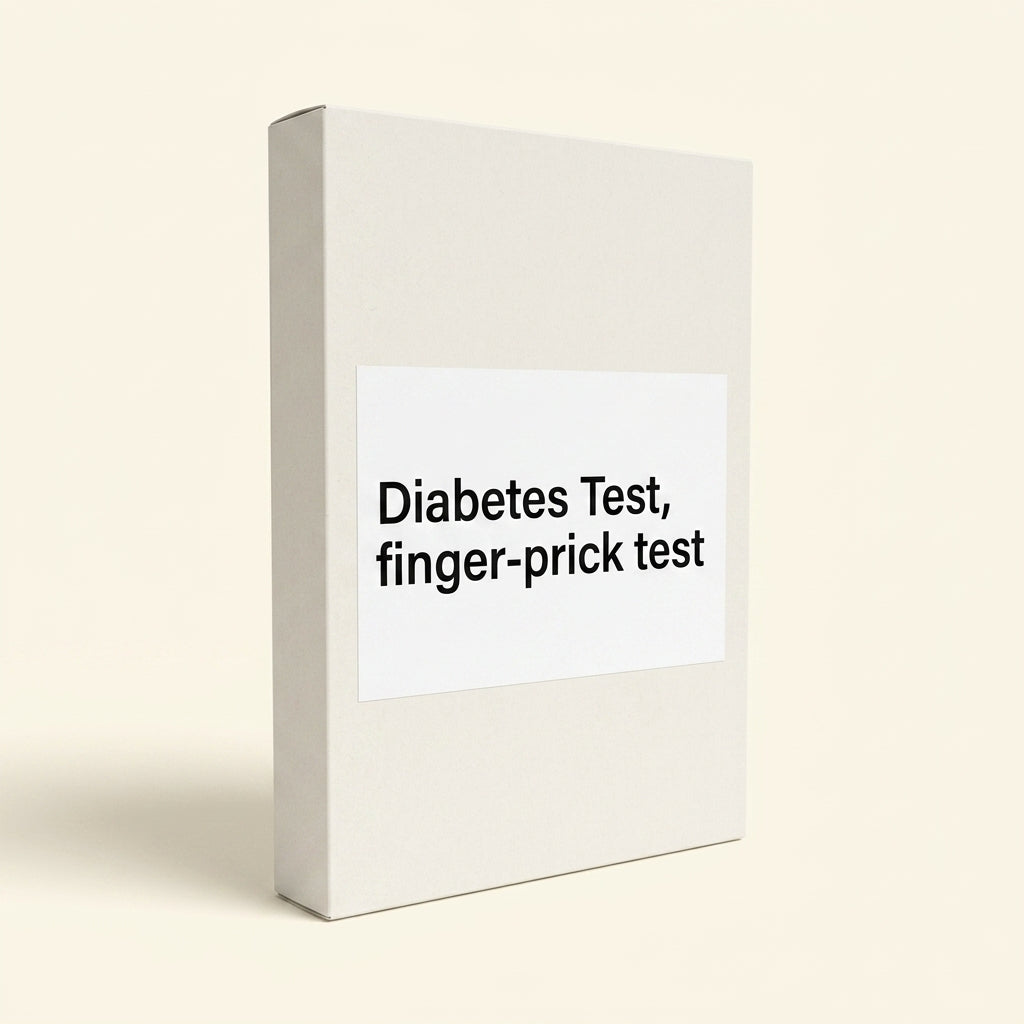 HbA1c Diabetes Blood Test Kit with Finger Prick Sample and Doctor Review