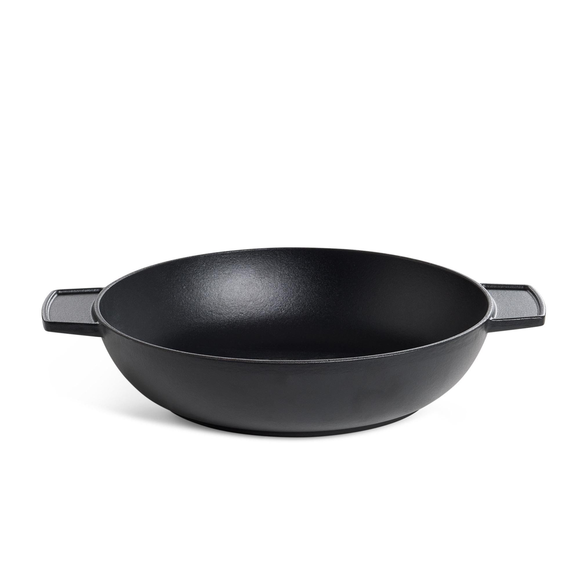 Habitat 60 Stove 28cm Cast Iron Saute/Wok Pan GOODS Sainsburys   