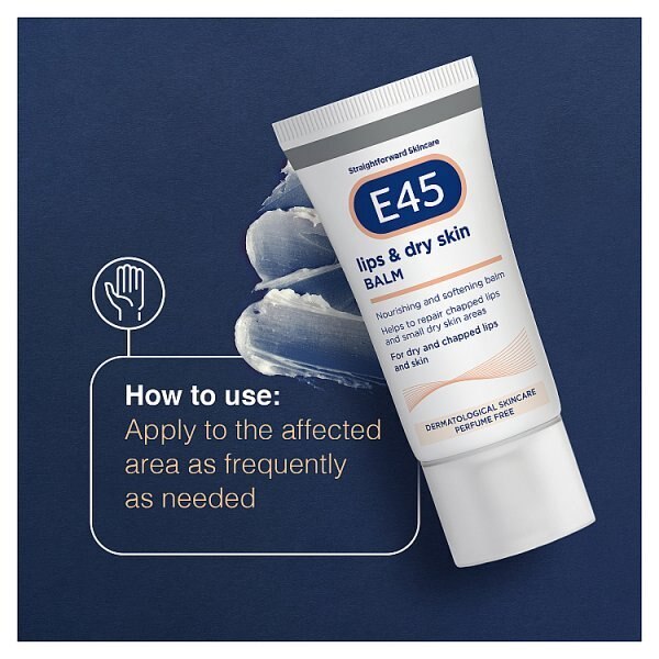 E45 Lips & Dry Skin Nourishing Multi-Purpose Balm 30Ml GOODS Superdrug   