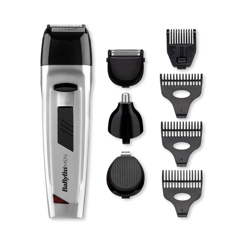 BaByliss 8 in 1 grooming kit Silver - British product