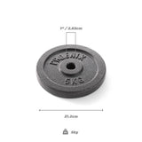 Phoenix Fitness weight plate 5kg 1 inch, UK version