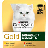 Gourmet Gold Succulent Delights 8x85g GOODS Sainsburys   