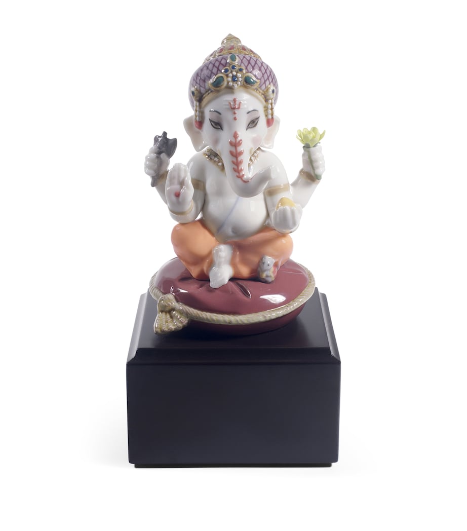 Lladró porcelain Bal Ganesha figurine, imported from the UK