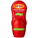 Deep Heat Muscle Massage Roll-on Lotion, 3 x 50ml