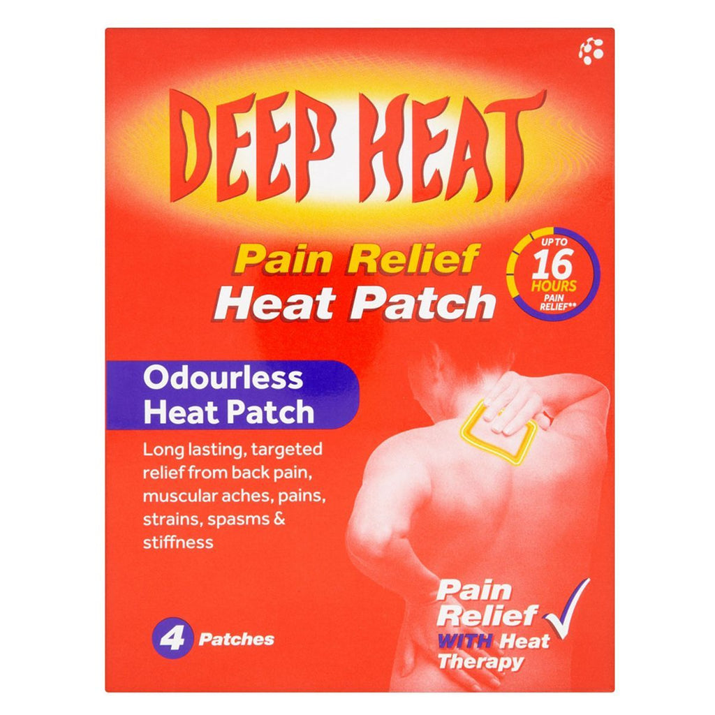 Deep Heat Pain Relief Heat Patch - 4 Patches