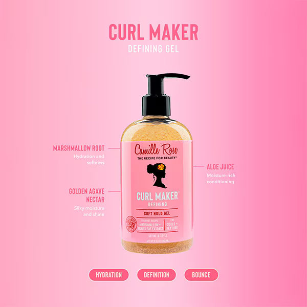 Camille Rose curling jelly hair styling product - British product