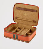 WOLF Ida Travel Zip Jewellery Case (British brand)