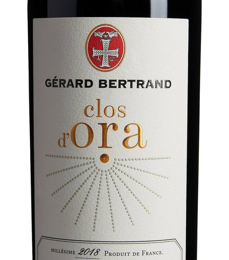Gérard Bertrand clos D'Ora 2018 red wine 75cl - British product