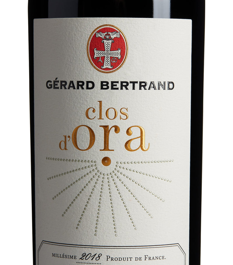 Gérard Bertrand clos D'Ora 2018 red wine 75cl - British product