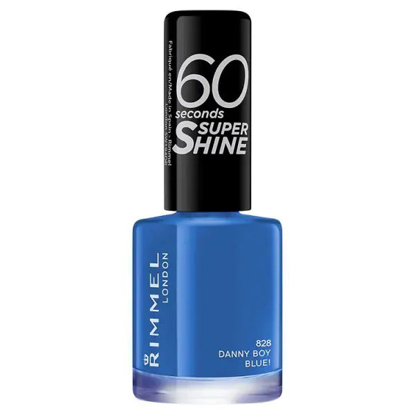 Rimmel Nail Polish Blue Danny Boy 8ml, imported from the UK