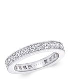 Graff white gold diamond wedding ring imported from the UK