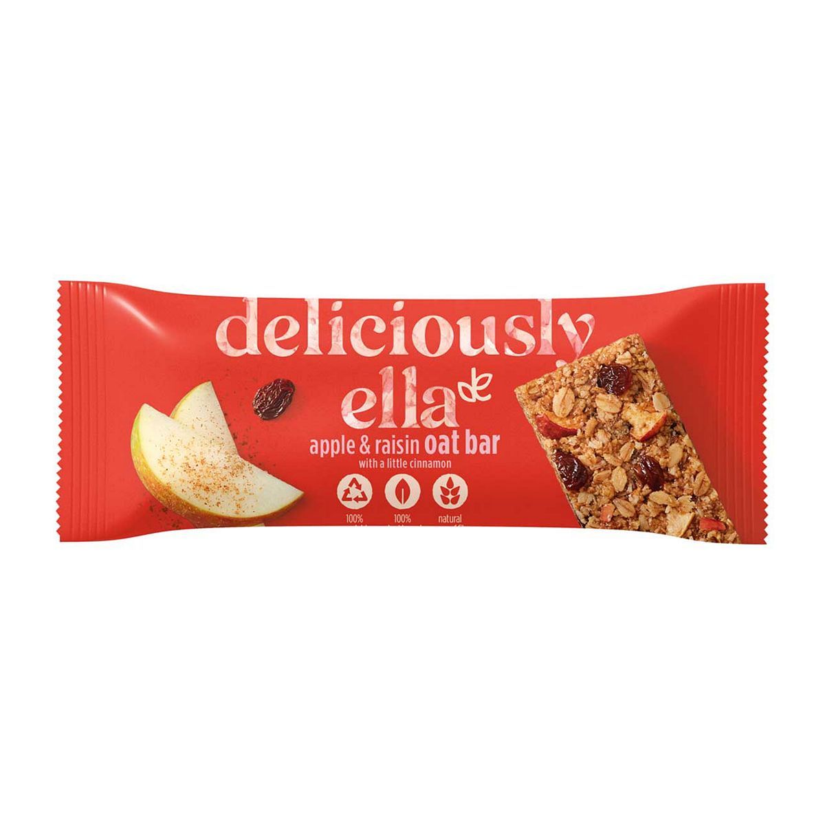 Deliciously Ella Apple, Raisin &amp;amp; Cinamon Oat Bar - 50g