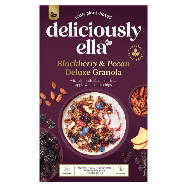 Deliciously Ella Blackberry &amp;amp; Pecan Deluxe Granola   380g