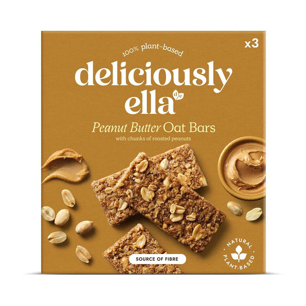 Deliciously Ella Peanut Butter Oat Bar - 3 x 50g