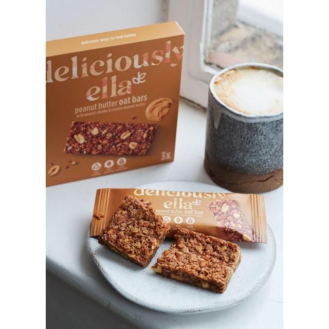 Deliciously Ella Peanut Butter Oat Bar Multipack   3 x 50g