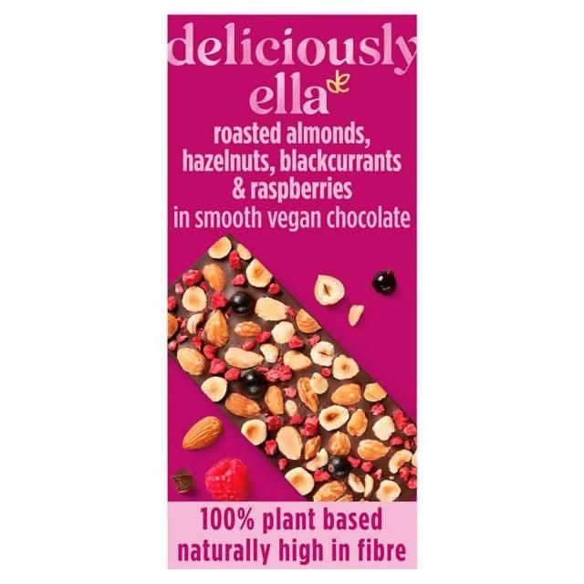 Deliciously Ella Roasted Almonds, Hazelnuts, Blackcurrants &amp;amp; Raspberries 85g