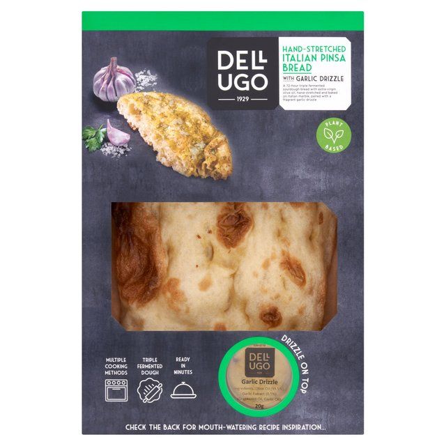 Dell'Ugo Italian Pinsa with Garlic Oil   220g