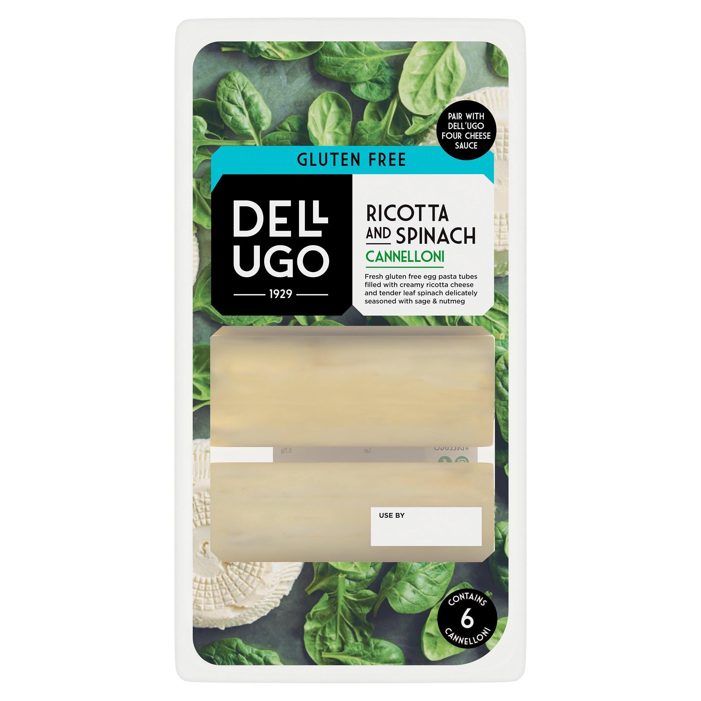 Dell Ugo Ricotta &amp;amp; Spinach Cannelloni 300g