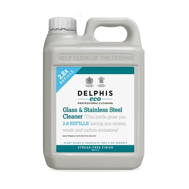 Delphis Eco Glass and Stainless Steel Cleaner   2L