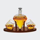 Deluxe Diamond Decanter Set