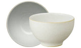 Denby Impression Set of 4 Stoneware Bowls - Cream