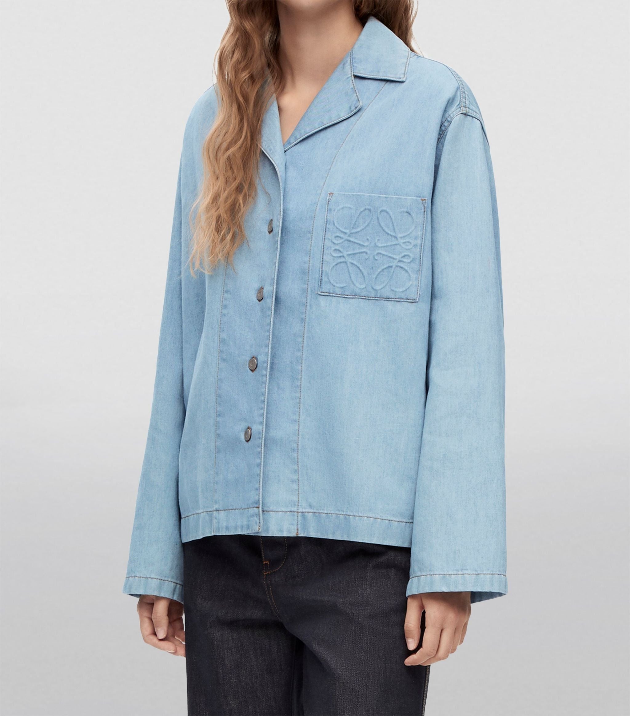 Denim Anagram Shirt