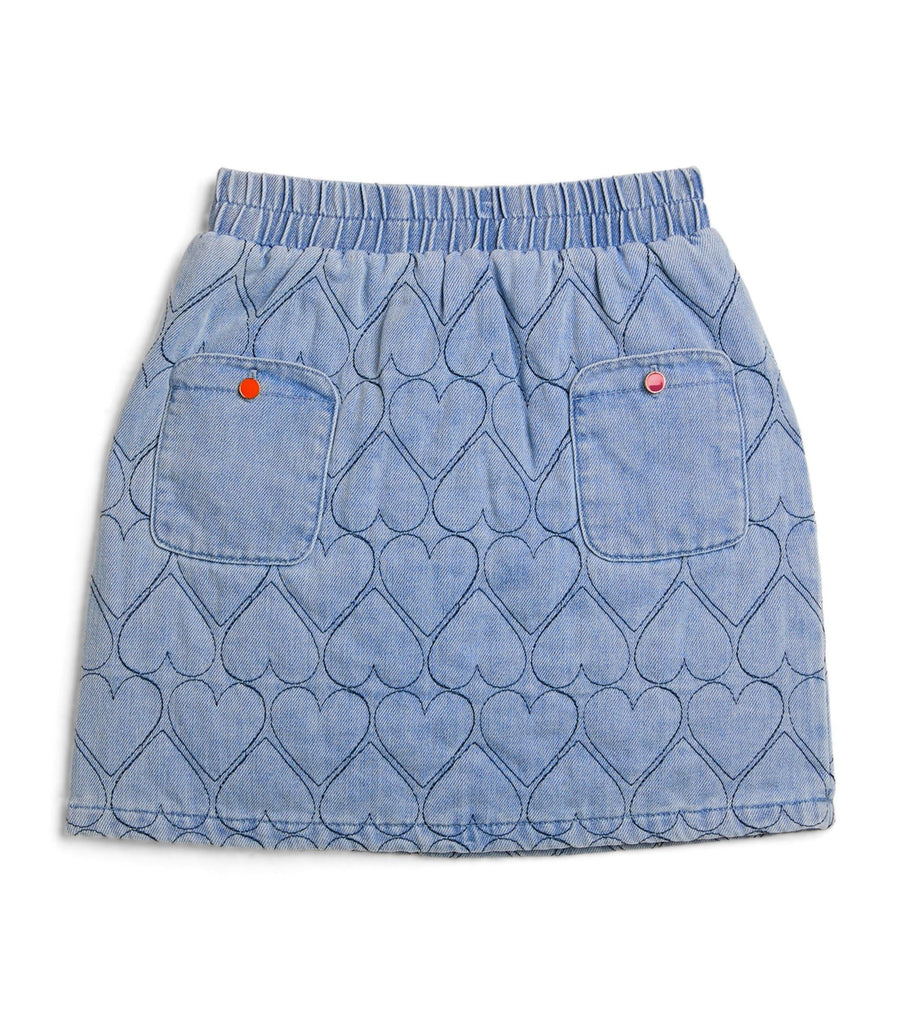 Denim Brandi Heart Skirt (4-13 Years)