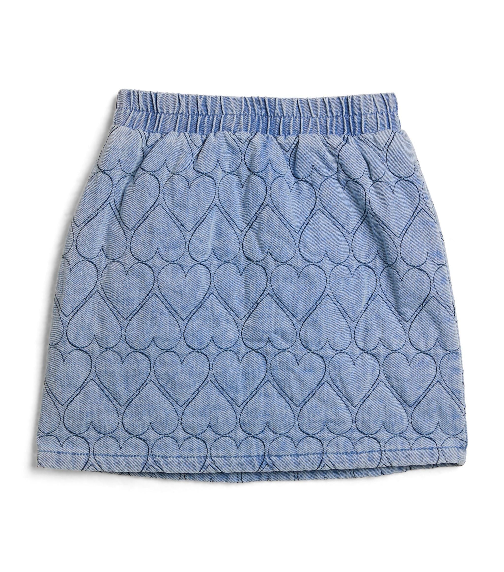 Denim Brandi Heart Skirt (4-13 Years)