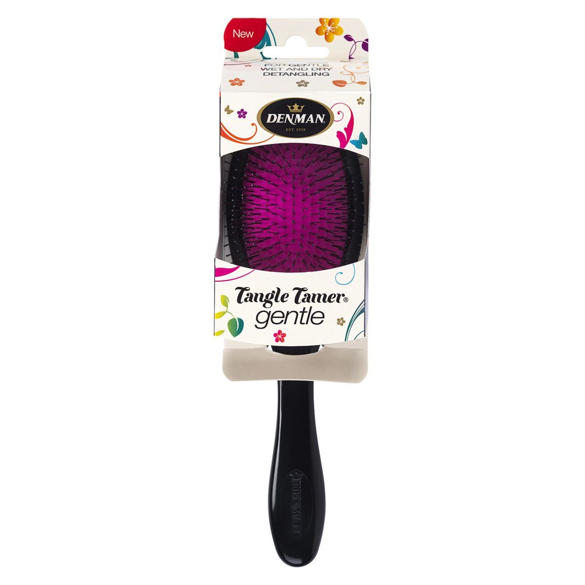 Denman Tangle Tamer Gentle Black D93&amp;nbsp;&amp;nbsp;&amp;nbsp;