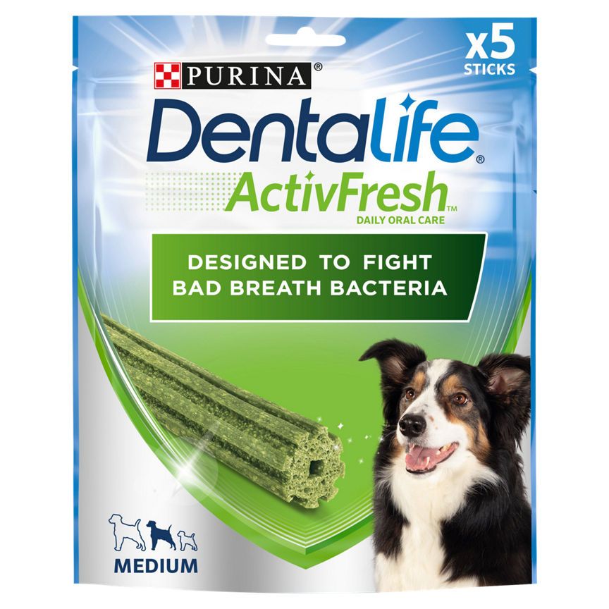 Dentalife ActivFresh Medium Dog Treat Dental Chew 5 Stick