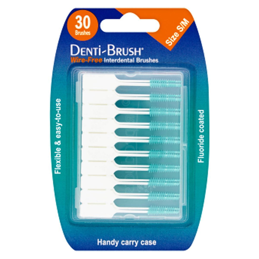 Denti-Brush Wire-Free Brushes 30 Pack