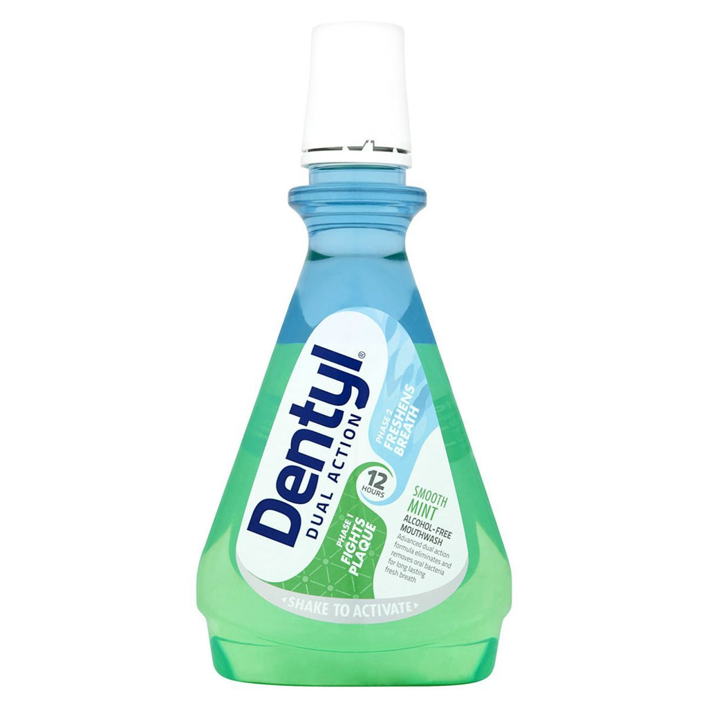 Dentyl Dual Action Smooth Mint Mouthwash 500ml