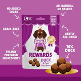 Denzel's Meaty Rewards Duck &amp;amp; Plum Little Gems Dog Treats   70g