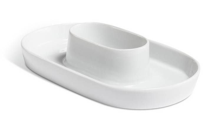 Designed by Sebastian Conran Porcelain Olive Bowl - White