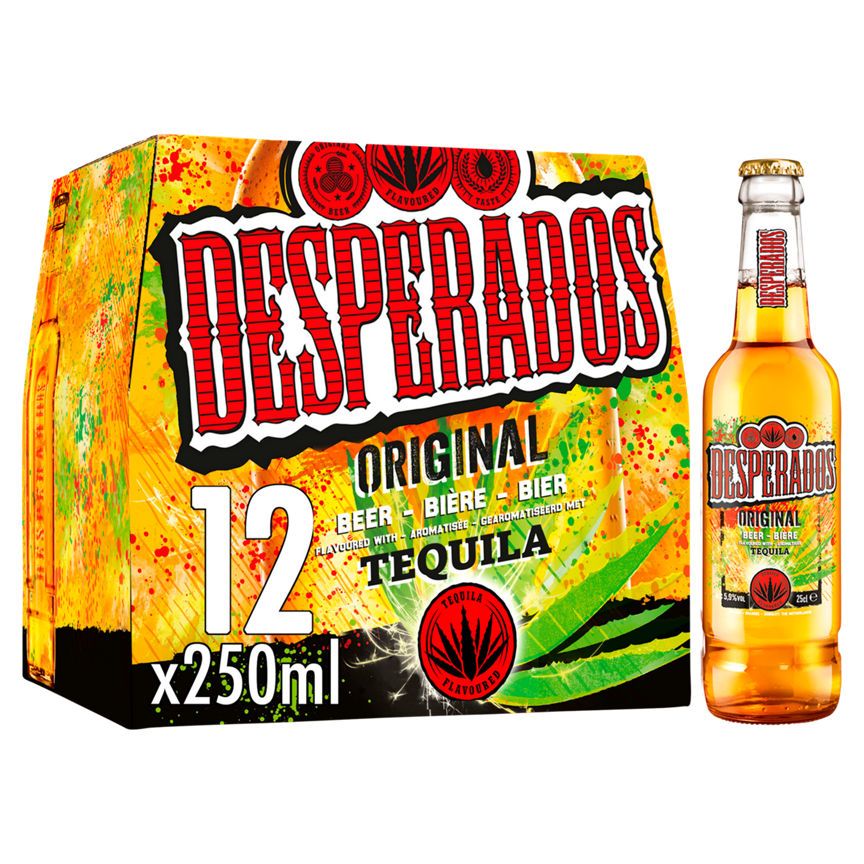 Desperados Original Tequila Flavoured Beer Bottles