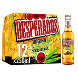 Desperados Tequila Lager Beer Bottles   12 x 250ml