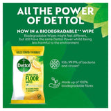 Dettol Antibacterial Biodegradable Citrus Floor Cleaning Wipes