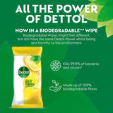 Dettol Antibacterial Biodegradable Citrus Multi Surface Cleaning Wipes