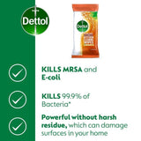 Dettol Antibacterial Biodegradable Kitchen Cleaning Wipes