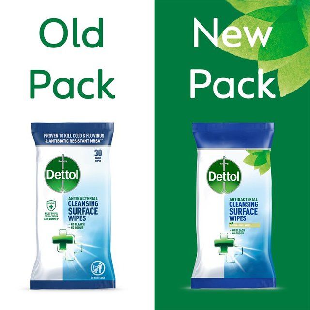 Dettol Antibacterial Biodegradable Multi Surface Cleansing Wipes   3 x 110 per pack