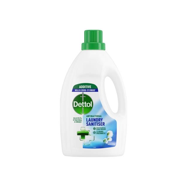 Dettol Antibacterial Laundry Cleanser Fresh Cotton   2.5L