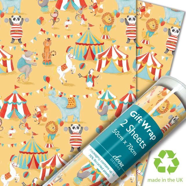 Deva Wrap Carnival Circus 2 Sheets Default Title