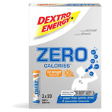 Dextro Energy Zero Calories Tablets Orange - 3 x 20 Tablets