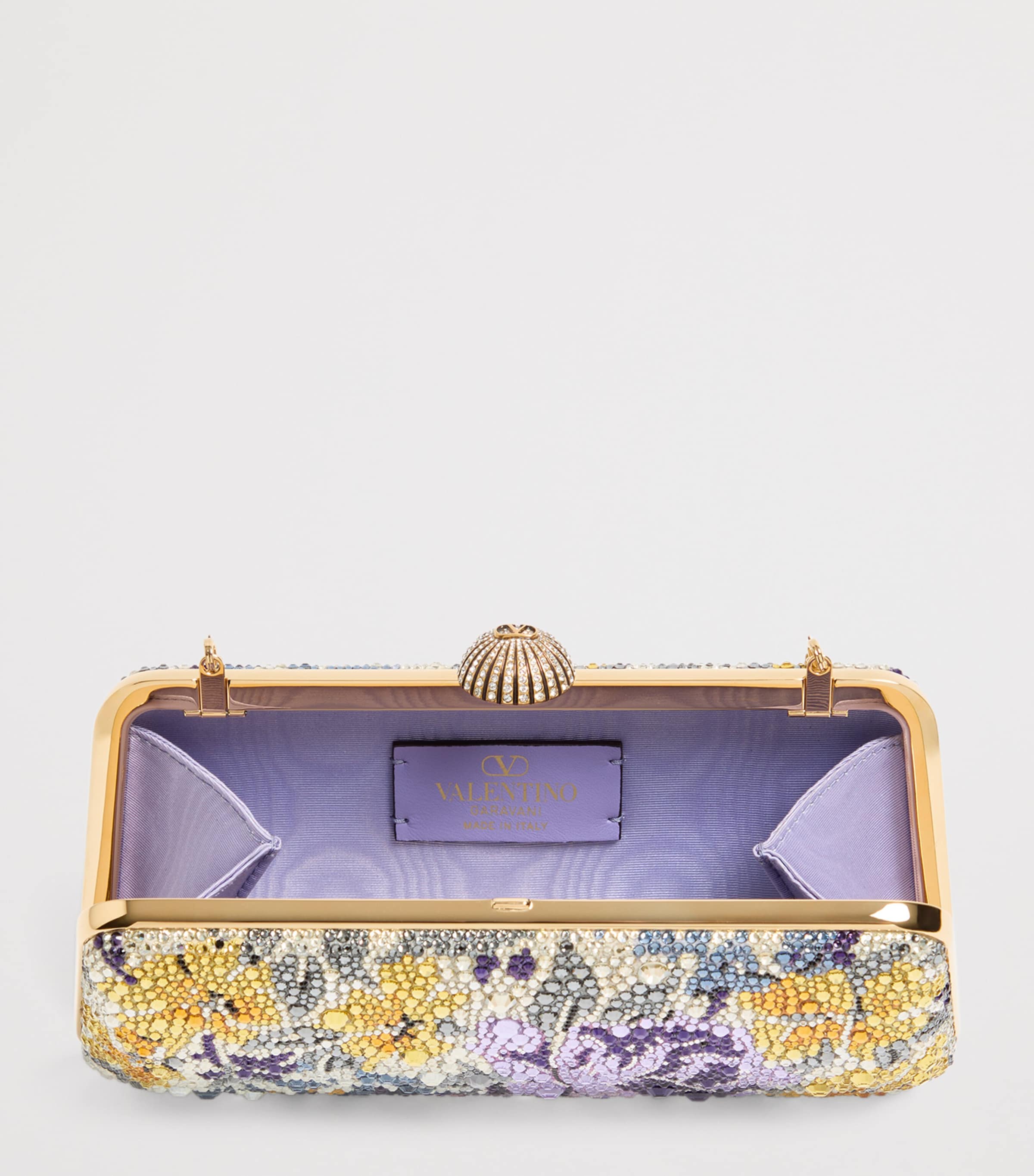 Valentino Garavani embellished Carry Secrets clutch bag UK version