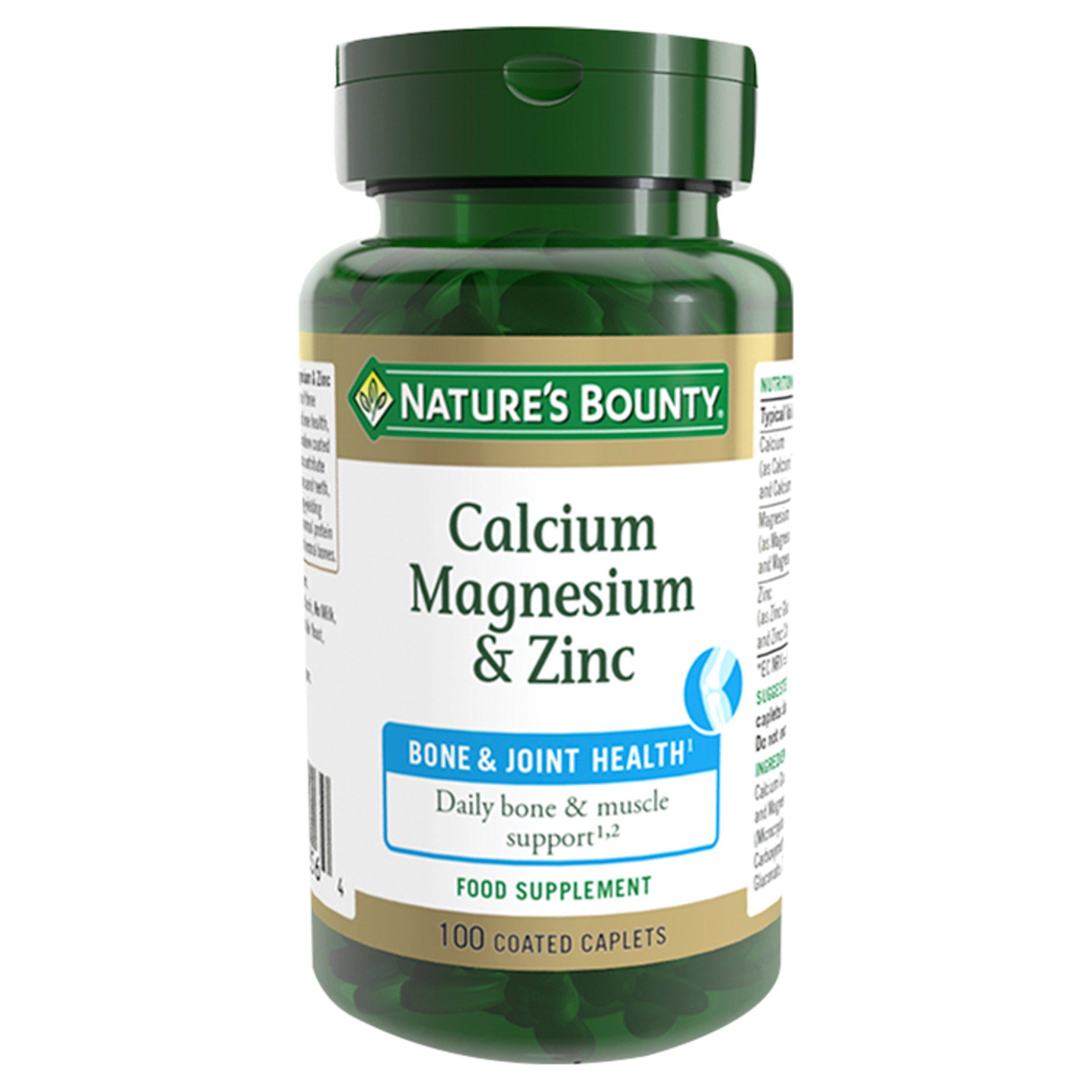 Nature's Bounty Calcm Mgnsium Zinc x100 GOODS Sainsburys   