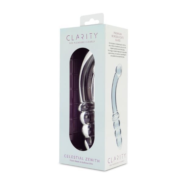 Clarity glass dildo Celestial Zenith, UK version