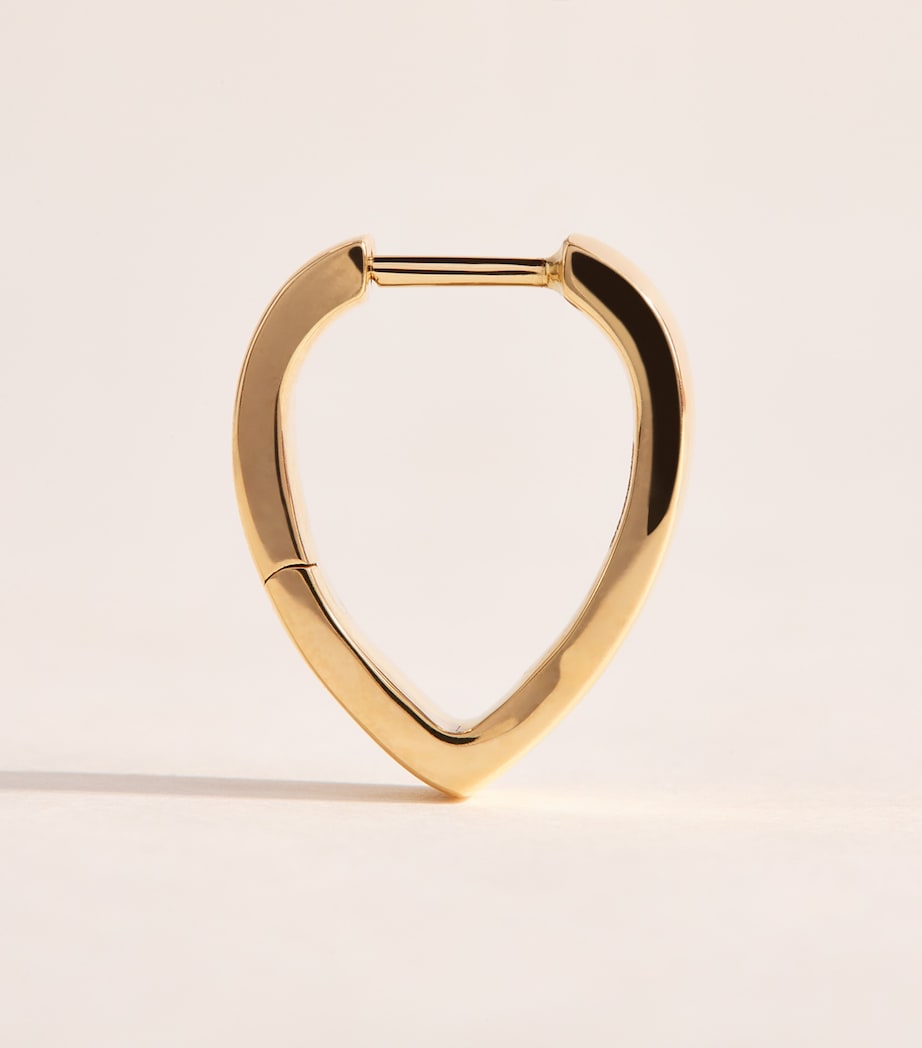 Anita Ko Gelbgold Lotus Hoop Ohrringe, UK-Version