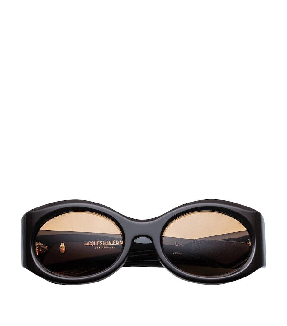 Jacques Marie Mage Gia oval sunglasses, imported from the UK
